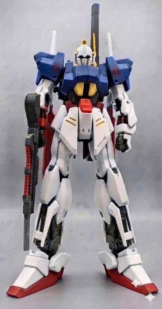 GeminiでΖガンダム風カラーに変更してみました頭部意外はガンダム感が色濃いデザインですね