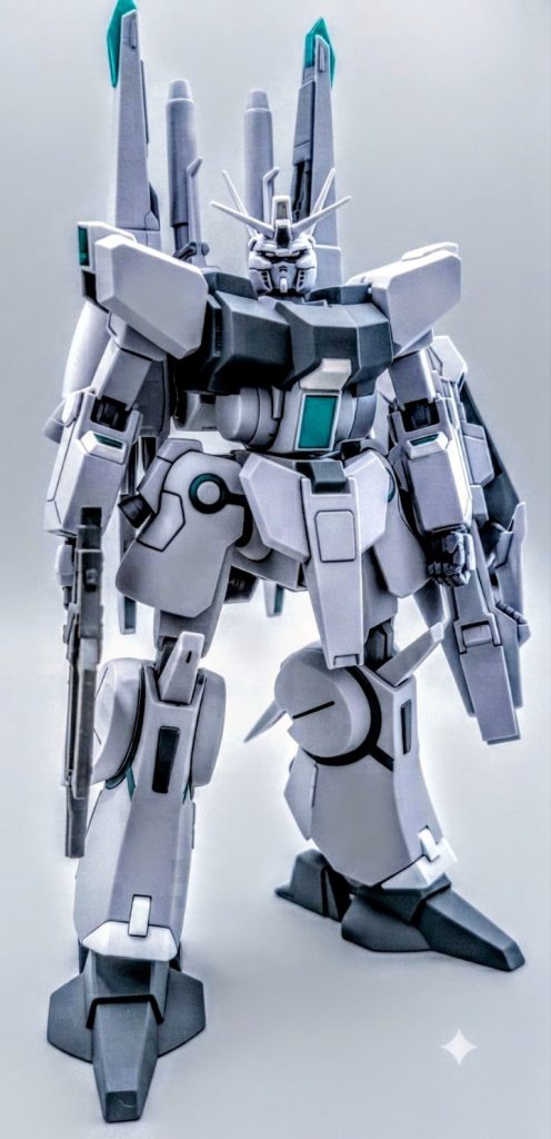 HGUCシルヴァバレトガエル機素組→生成AIでドーベンウルフ風カラーに