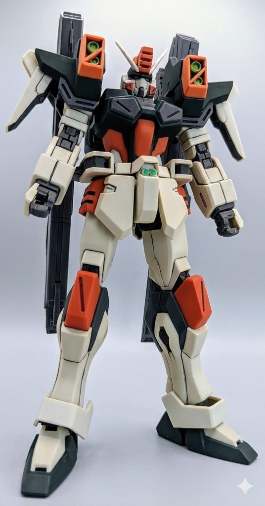HGCEライトニングバスターガンダム素組→生成AIでカラー変更
