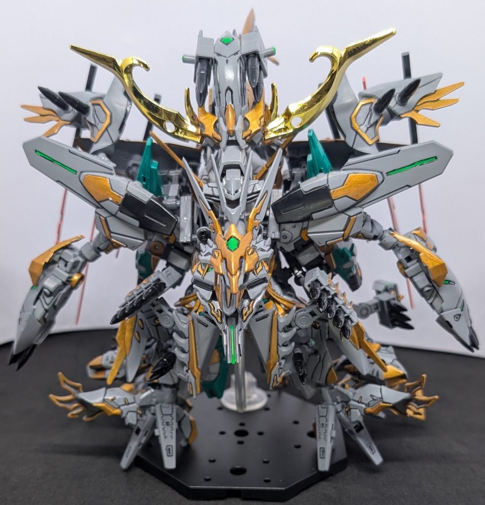 アリュゼウスになるべく近づけるようにミキシングしました元キットは見ての通り全く入っておらずです