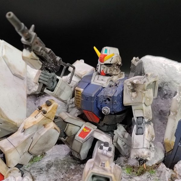 HG　陸戦型ガンダム　ジオラマ