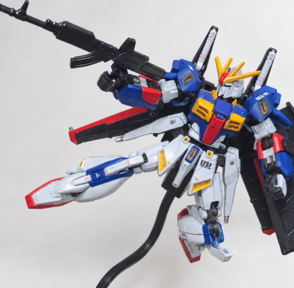 【変形改造】Gフレーム カミーユ専用リ・ガズィカスタム–3枚目/制作者：タケマシン