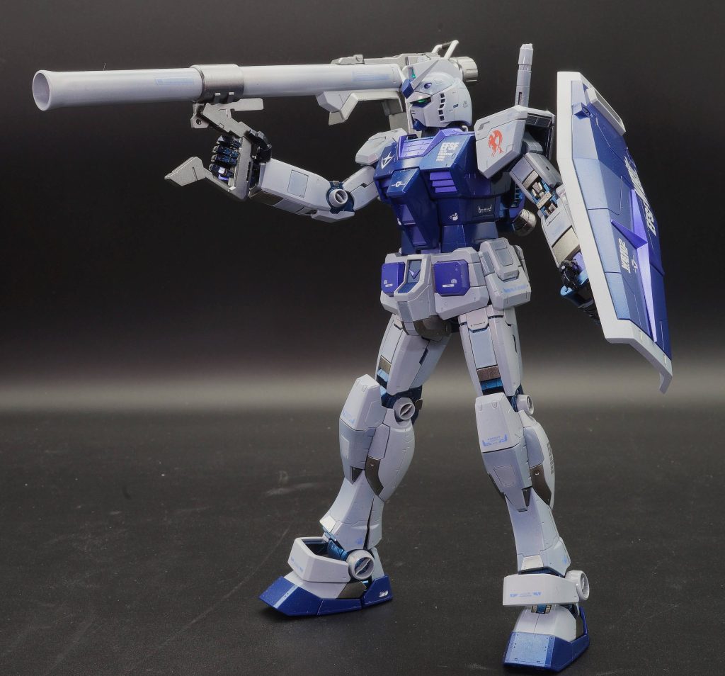 MG ガンダムVer.3.0 [ガンダムベースカラー] メタリック塗装–5枚目/制作者：あるむ