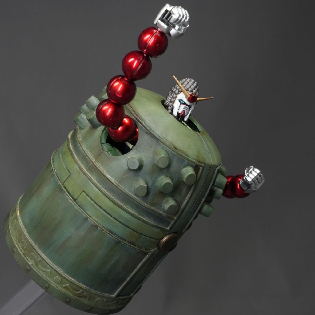 そんなわけでエアブラシデビュー作のマンダラガンダムでした。遂に手に入れたエアブラシでもっともっと飛躍したいぞ！！