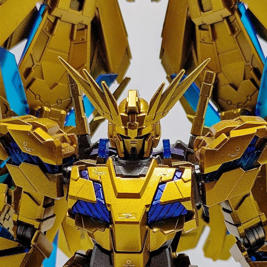 HGUCフェネクス全塗装 ~PremiumBullionGold finish~