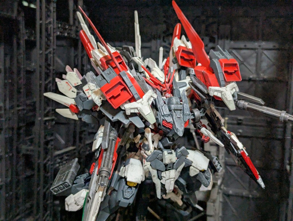 アイビスアストレイ　重装フルアーマー形態　レイヴンジャケット