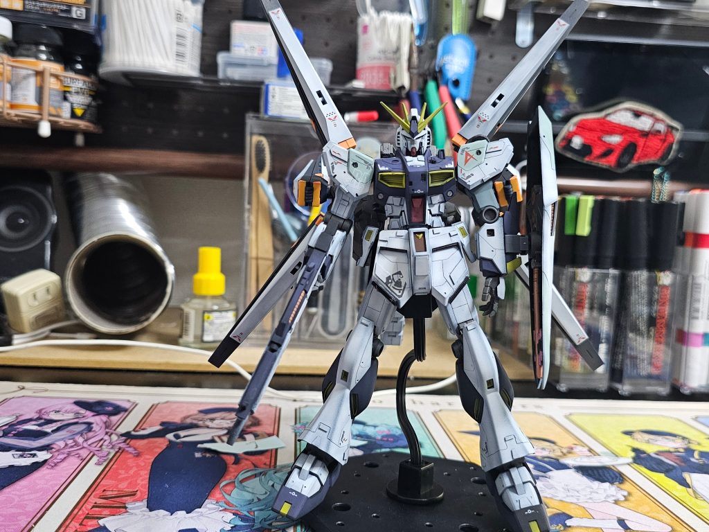 名前の由来が正面から見た時にファンネルでXに見えることからクロスνガンダムと名付けました(ネーミングセンス無さすぎ😱&nbsp;