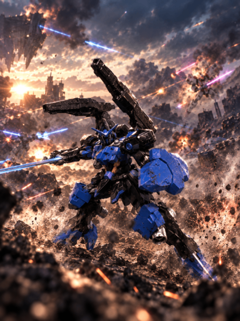 火星での鉄華団との最終決戦のイメージです。