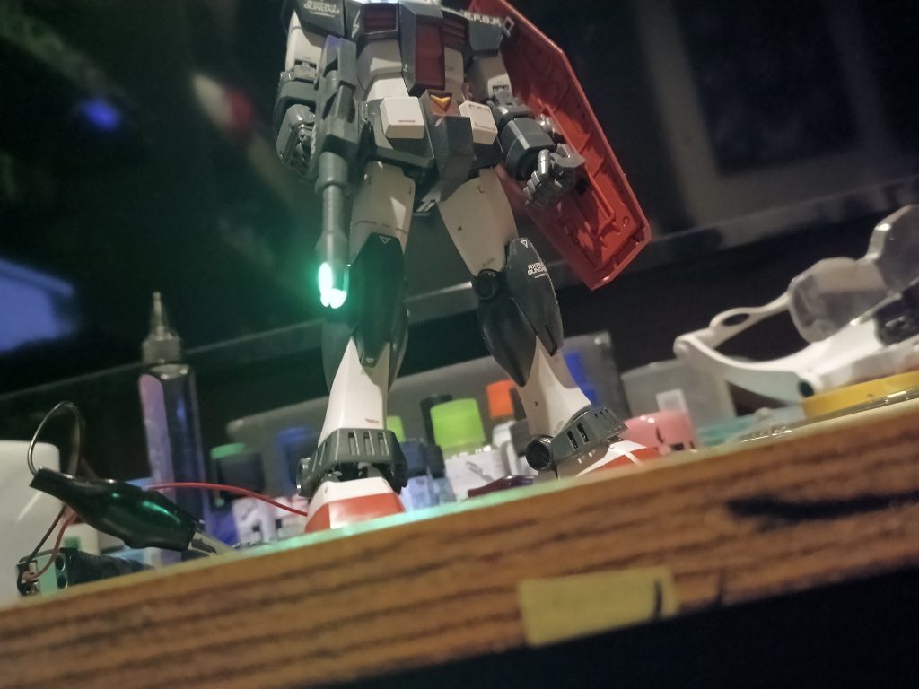 過去作 MG RX-78-1 プロトタイプガンダム LED組込み–3枚目/制作者：福田 義康