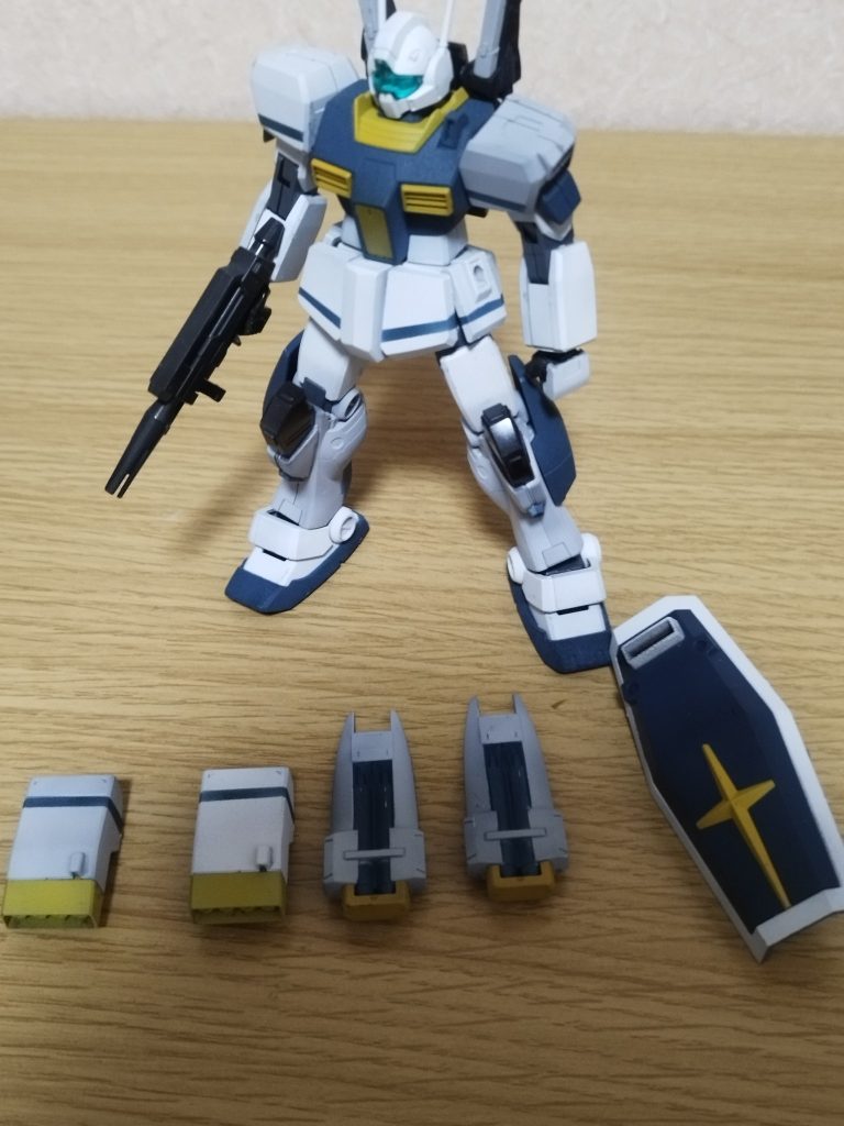 しっかりと武器や砲なのばすべて取り外し可能です！