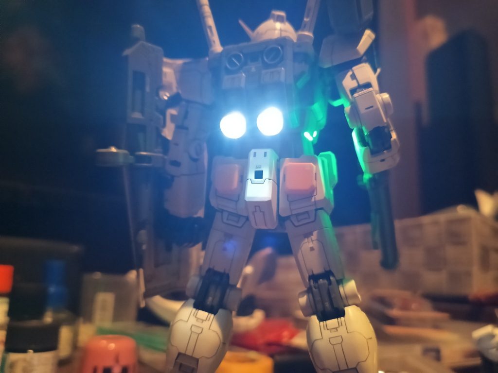 過去作 MG RX-78-2ガンダム OYWver. LED組込み–5枚目/制作者：福田 義康