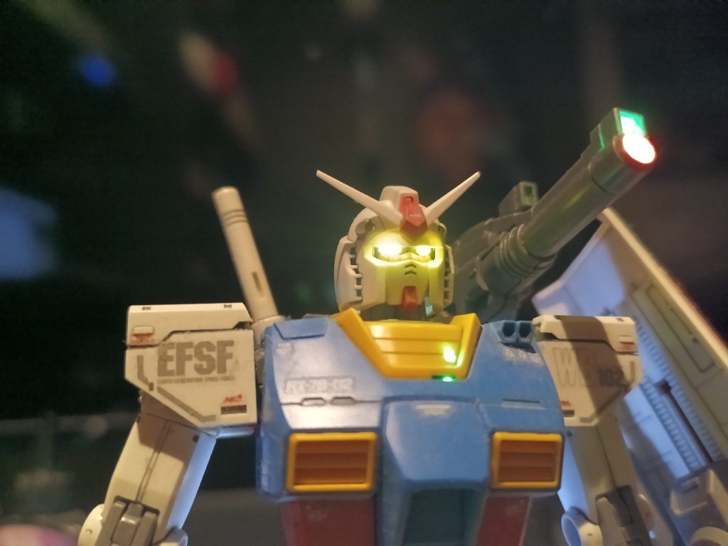 過去作 MG RX-78-2ガンダム THE ORIGIN版 LED組込み