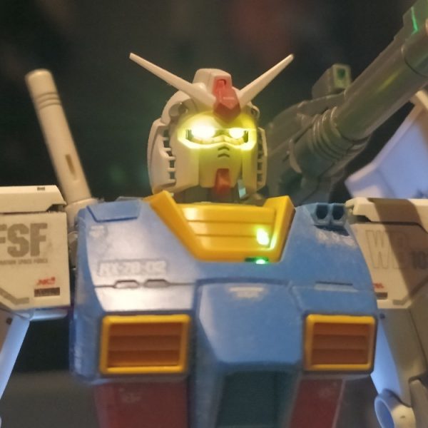 過去作 MG RX-78-2ガンダム THE ORIGIN版 LED組込み