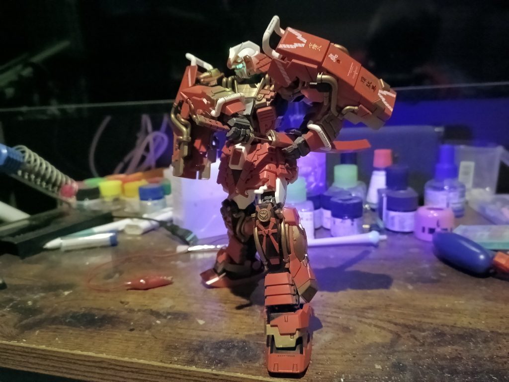 MG 真武者頑駄無 LED組込み–6枚目/制作者：福田 義康