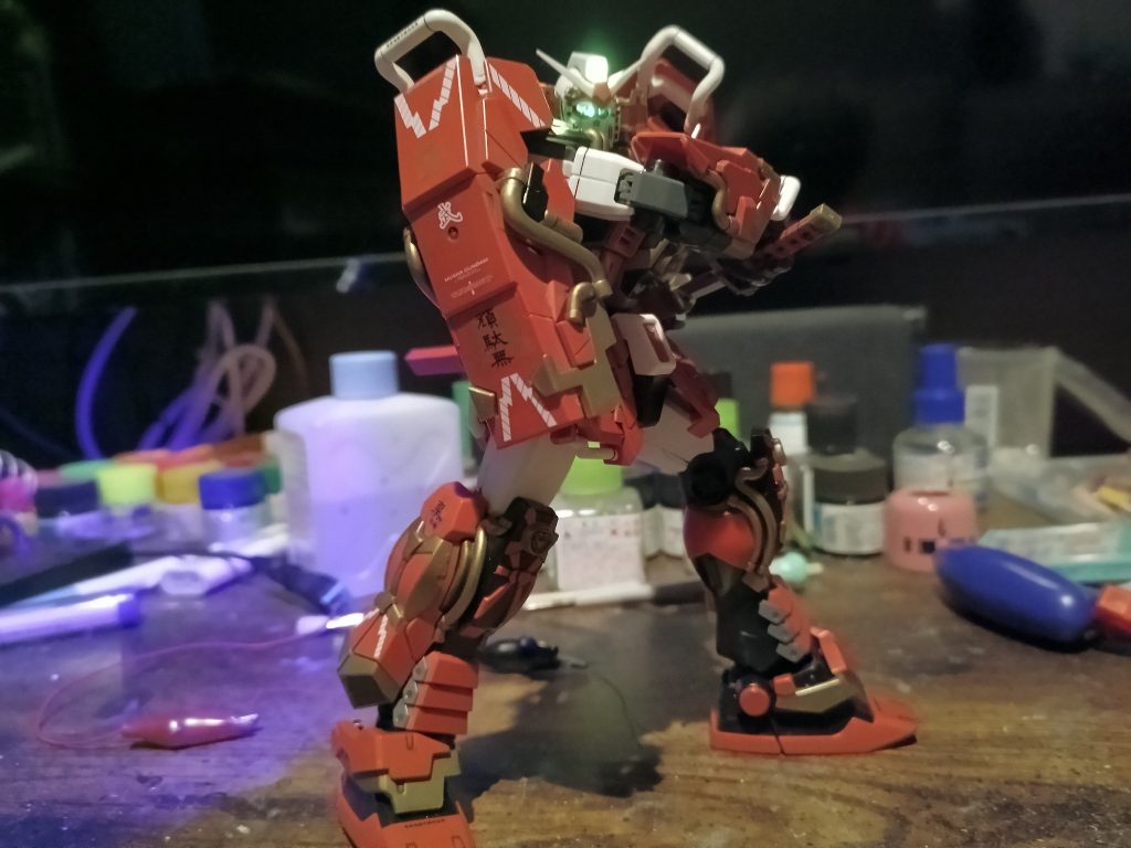 MG 真武者頑駄無 LED組込み–8枚目/制作者：福田 義康