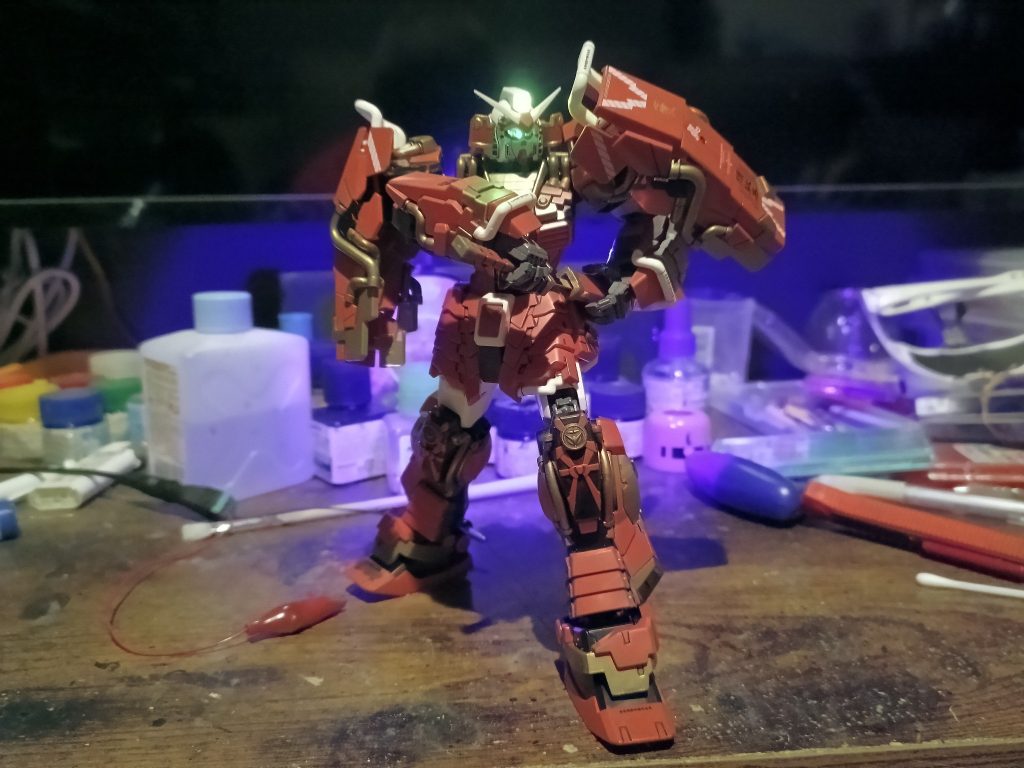 MG 真武者頑駄無 LED組込み–2枚目/制作者：福田 義康