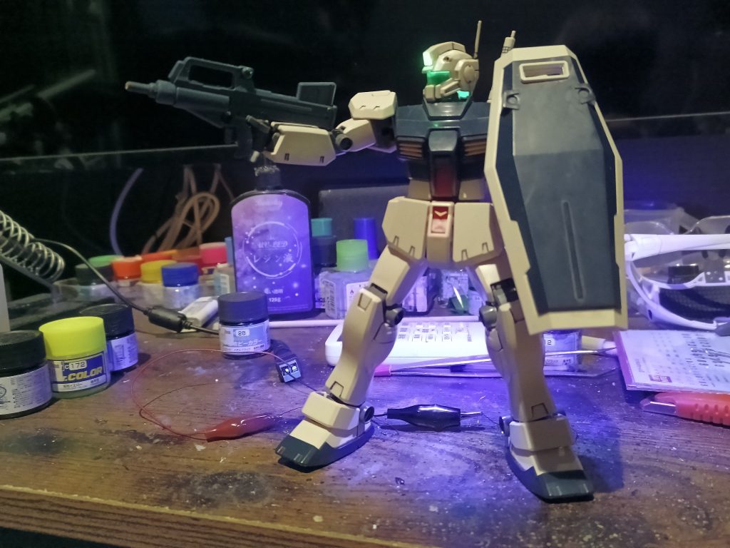 MG ジム改 LED組込み–6枚目/制作者：福田 義康