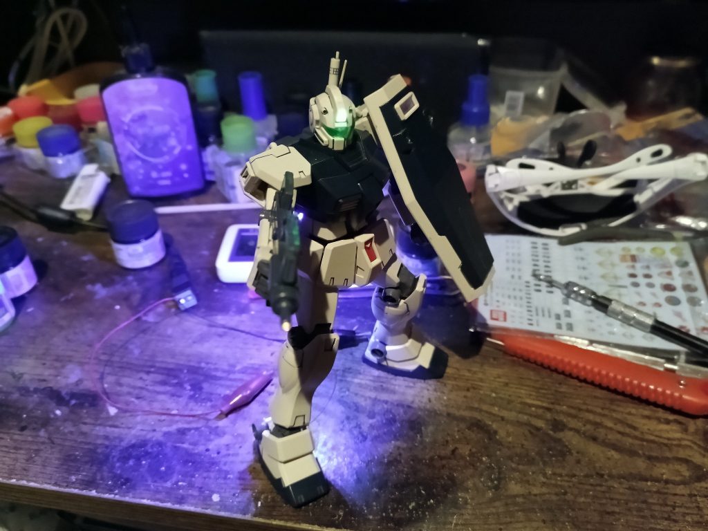 MG ジム改 LED組込み–8枚目/制作者：福田 義康