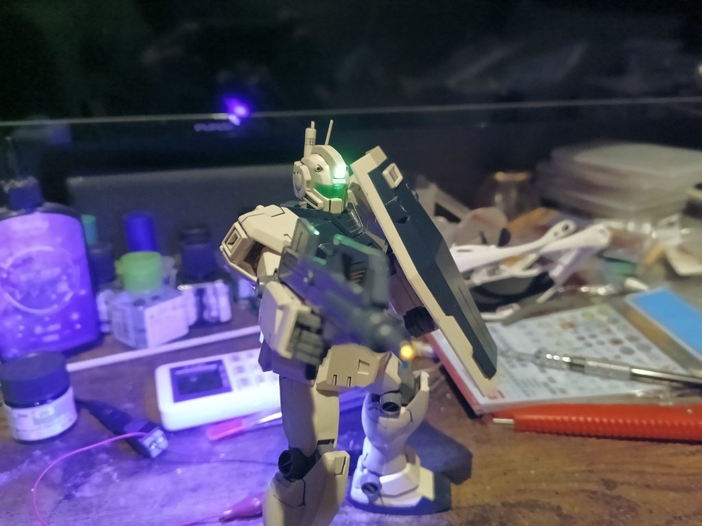 MG ジム改 LED組込み–4枚目/制作者：福田 義康