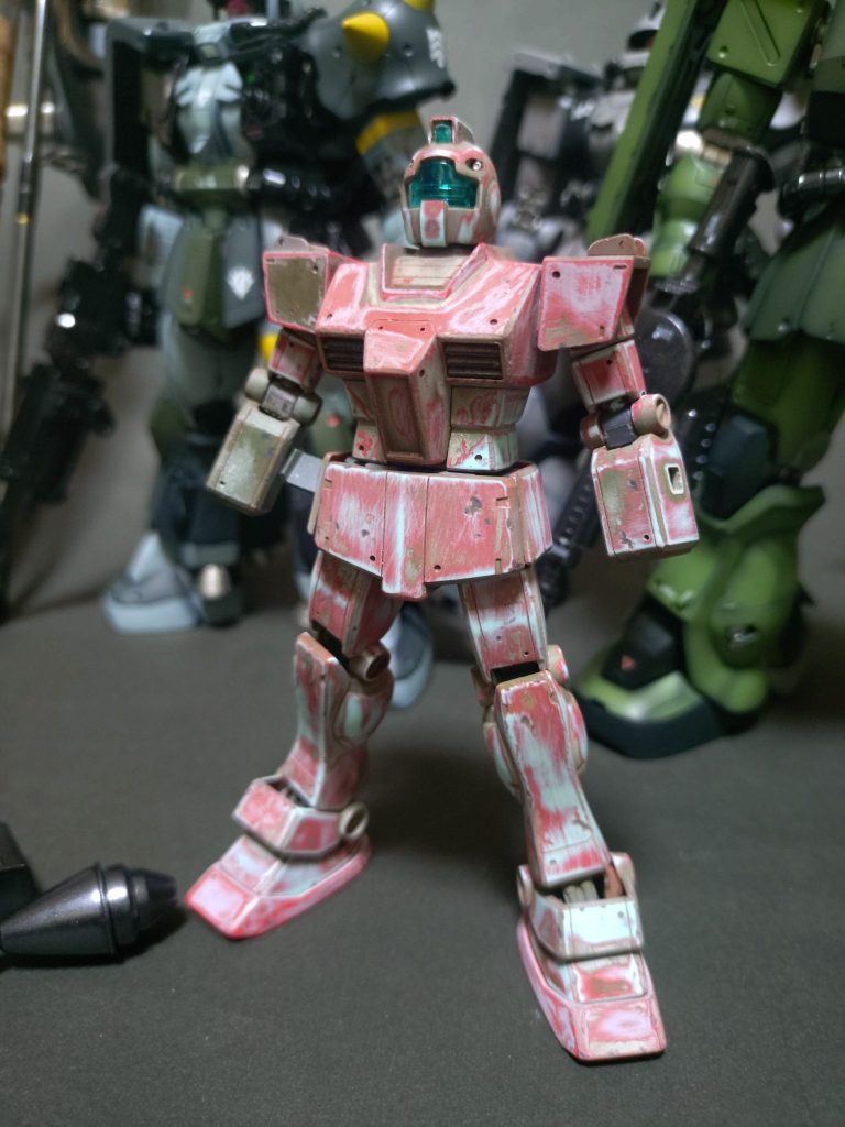 アクリル塗料を落としたお姿…………無残なお姿に…………（笑）