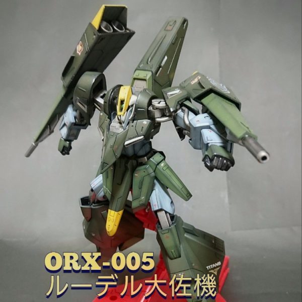《ORX-005ギャプラン ルーデル大佐機》 HGUCギャプランその②