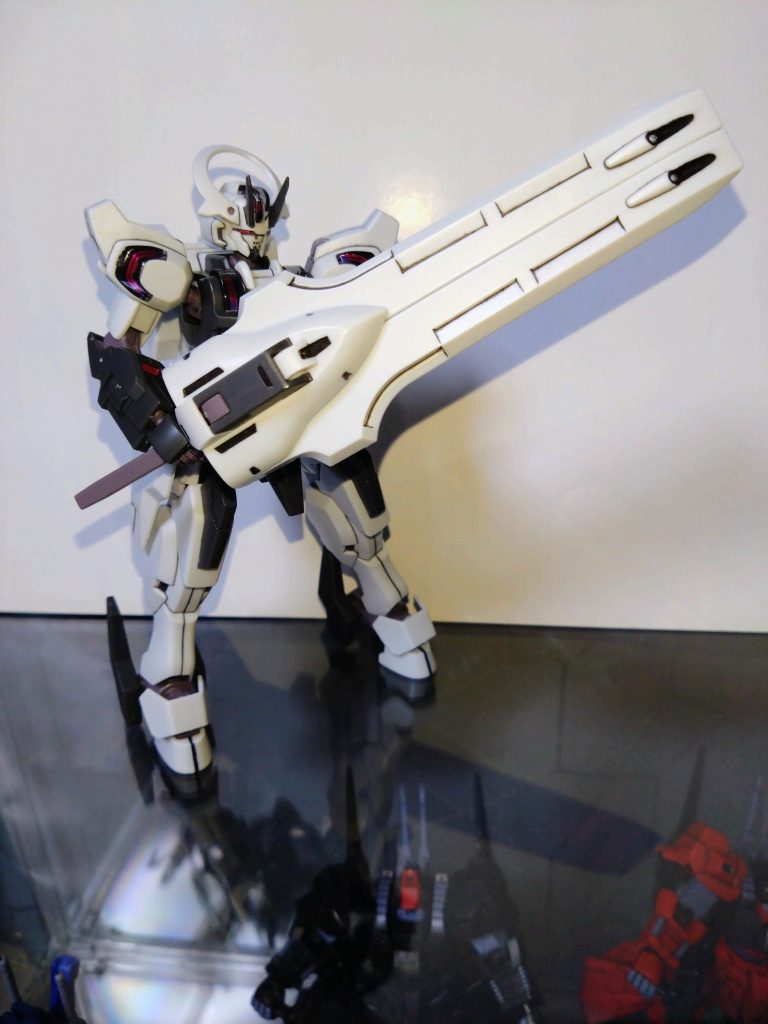 GフレームFA風　HG　ガンダムシュバルゼッテ–7枚目/制作者：基本筆塗り部分塗装仕様