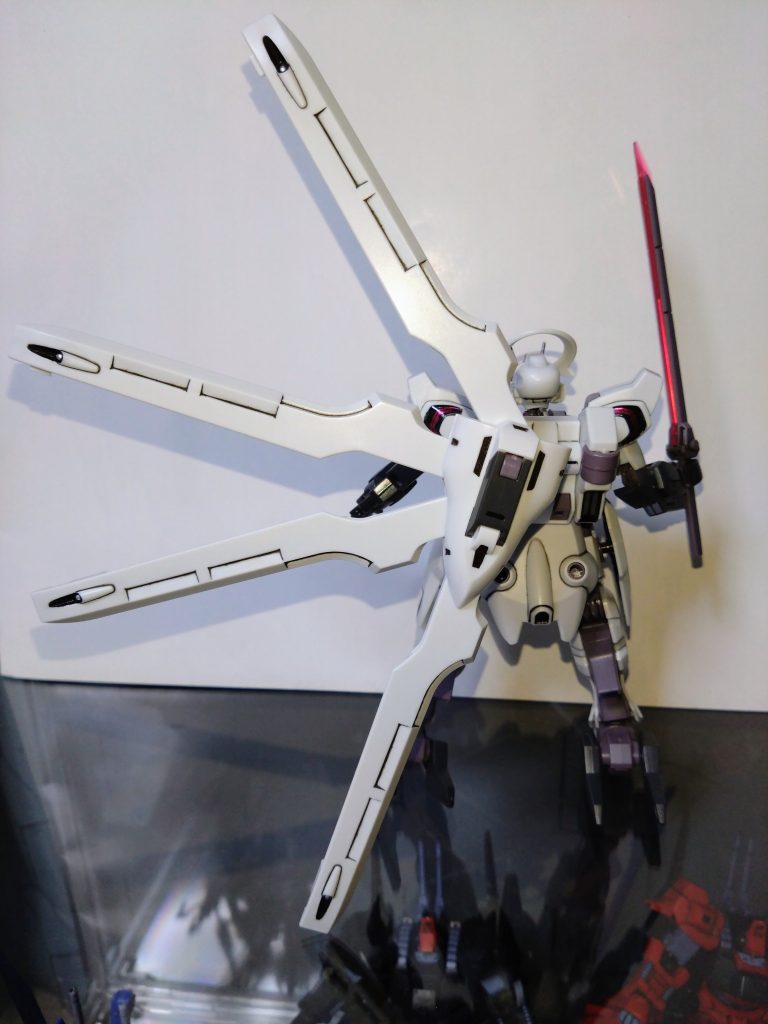 GフレームFA風　HG　ガンダムシュバルゼッテ–9枚目/制作者：基本筆塗り部分塗装仕様