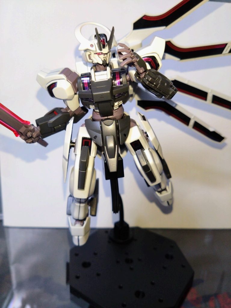 GフレームFA風　HG　ガンダムシュバルゼッテ–2枚目/制作者：基本筆塗り部分塗装仕様