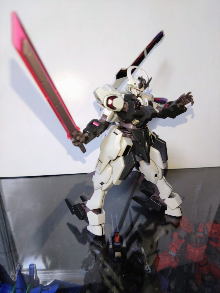 GフレームFA風　HG　ガンダムシュバルゼッテ–7枚目/制作者：基本筆塗り部分塗装仕様