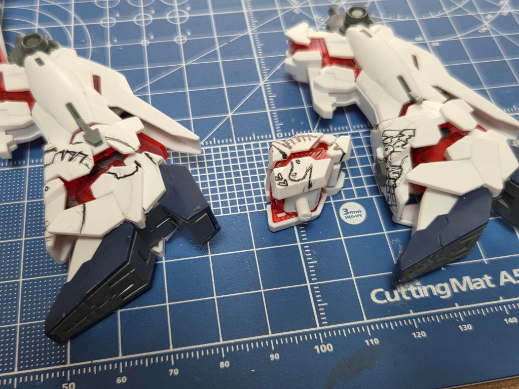 122作目HG1/144 RX-0 ユニコーンガンダムお台場実像ファイナルバージョン–3枚目/制作者：@kjyun_choroq