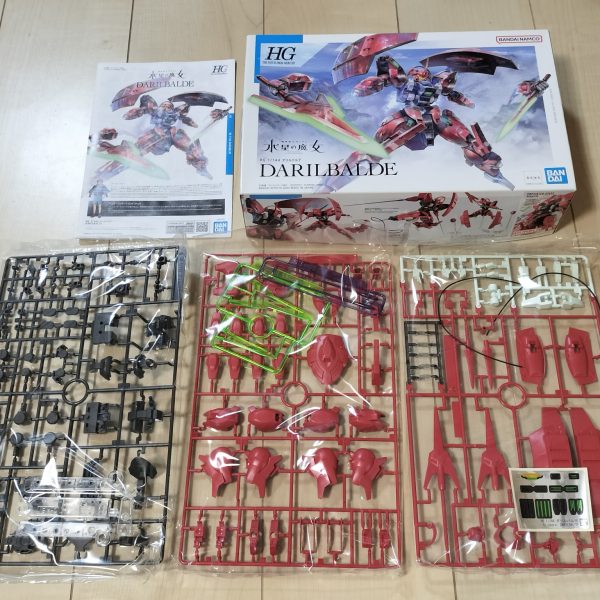次はこれを作ります。水星の魔女のガンプラはまだ積みプラしてますが、一旦はここで休憩する感じかも。（2枚目）