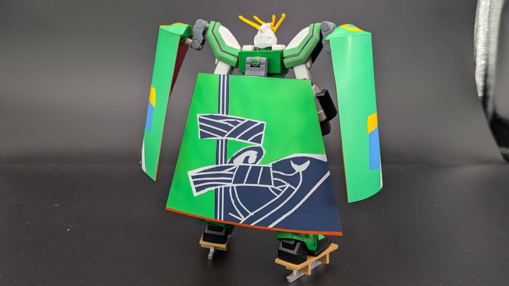 背面　KING OF PRISM Shiny Seven Stars設定資料集やキンドラを見返しながらマスキングで塗り分けました