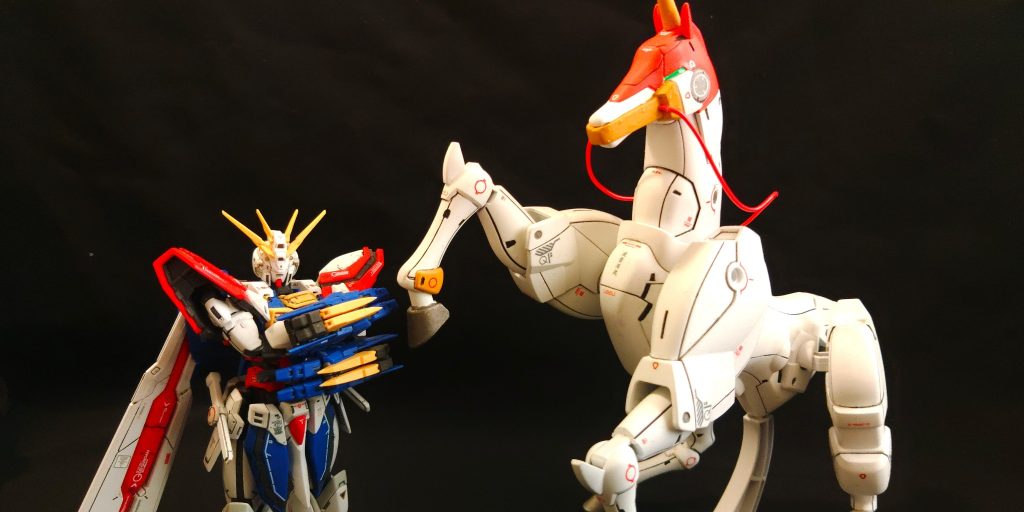 RGゴットガンダムと合わせて