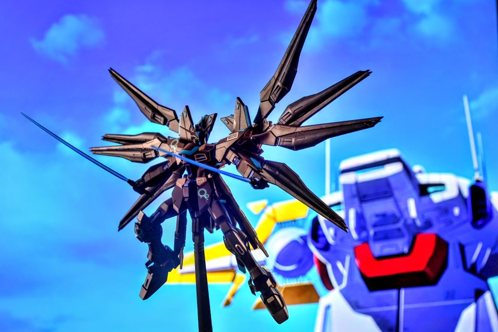 肝心の本キットですが、ストライクフリーダムガンダムには上位ブランドのMGEXもある訳ですがこれはこれで中々良いのではないかと。