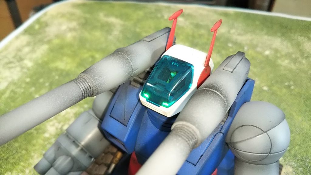 砲座（骨ゾイ○のコクピットのモデル？）このキットには砲手（ハヤト・コバナシ）が乗っています。ミスティック・コバナシではない💦