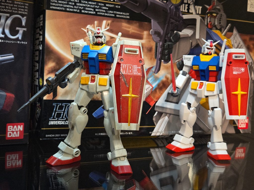 Next to hguc hg rx-78