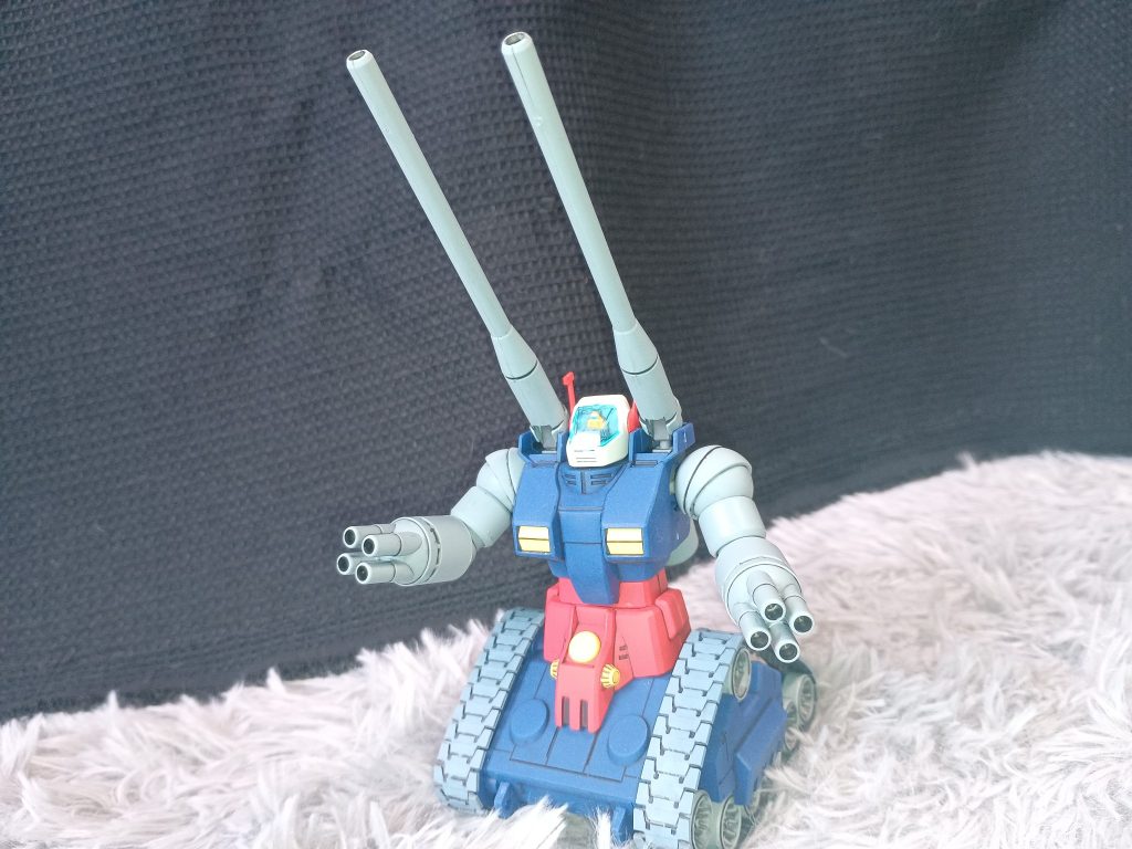 ガンタンクアクリルマーカー部分塗装、マッドクリアスプレー塗装–3枚目/制作者：RX-987654321