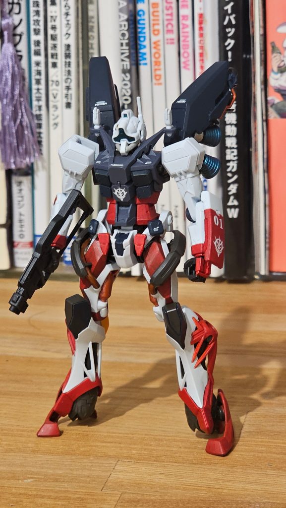 テストベットの機体のためなるべく綺麗に作ることを意識して作りました。普段は汚したりするのですが今回はなしです。