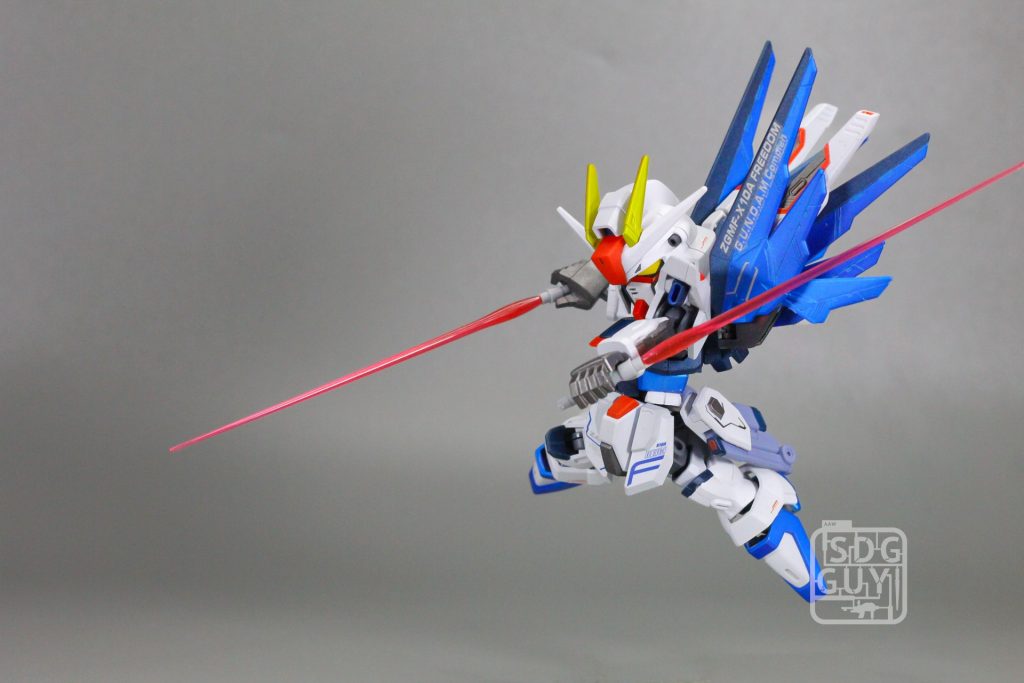 I slightly modified the backpack so that the wings of the backpack could be moved all over