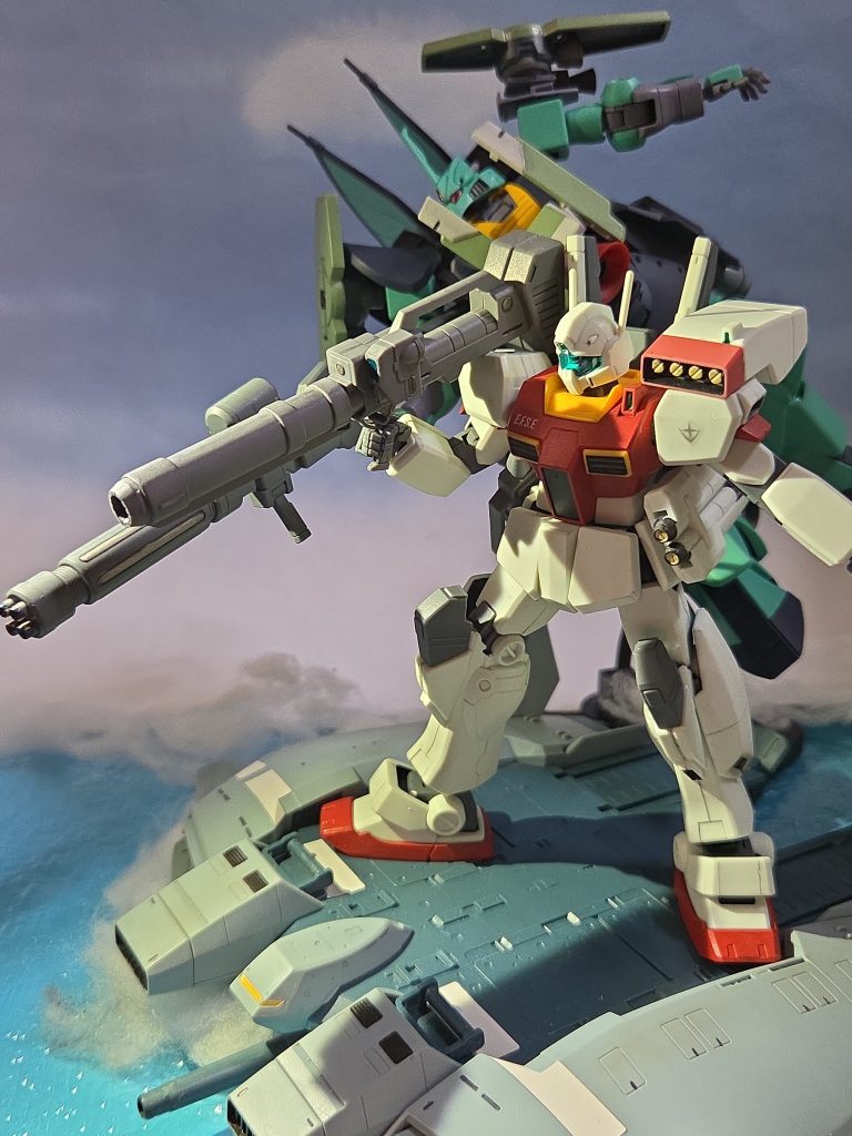 ジム III にHGUC 1/144 [陸戦型ガンダム 地上戦セット]のレール・キャノンを持たせて火力アップをさせましょう🤗&nbsp;こんな感じでグタグダ！だらっト！！実行です😤💨💨&nbsp;ナンで今更ディジェ❓と！成りましたかね( ´∀｀ )bコノ子がお気に入りの「UP 主」としては、ΖΖ時代でも、活躍して欲しかったからなのですヽ(＊＞∇＜)ﾉ　ﾏｱ,zz ﾃﾞﾊ,ｶｹﾞｽﾗﾅｶｯﾀｹﾄﾞ&nbsp;同様にΖΖ劇内では何処にも活躍しているシーンが見当たらないジム III(「UP主」だけ見つけられなかった？)(;-ω-)ノジム Ⅲ 計画の影響でワグテイルが生まれたりG ディフェンサーとドッキングしてジム III・ディフェンサーに成ったりと、幾つか、逸話が在るのですけどね( ´ﾟдﾟ｀)　ﾓｯﾀｲﾅｲ💦&nbsp;と！こんな感じで‼️『カラバ&エゥーゴ勢力にはガンダムチーム以外のMS にも見せ場を用意して欲しかった』&nbsp;ρ(Ｔ-Ｔ*)&nbsp;&nbsp;この事実？がハッキリと？？示されましたよネ？？？(≧口≦)ノ