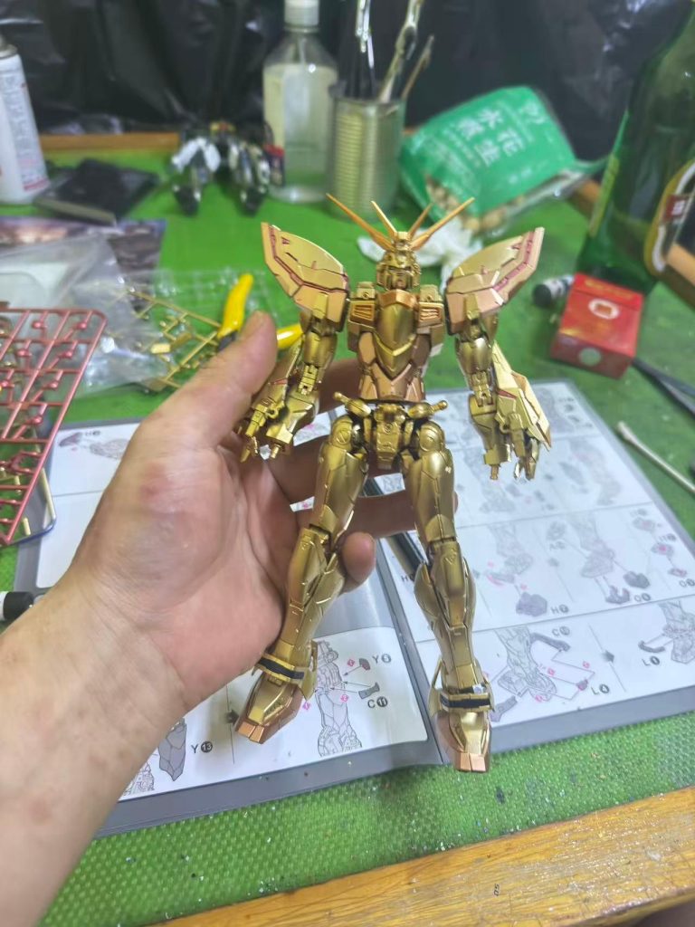 METAL BUILD•ゴッドガンダム•明鏡止水–9枚目/制作者：risuisei