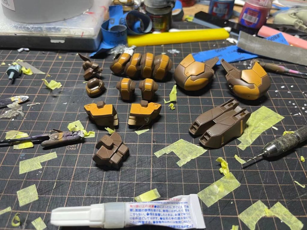 HGAC•ラシード専用•マグアナック/砂漠兵(隊長機)–5枚目/制作者：risuisei
