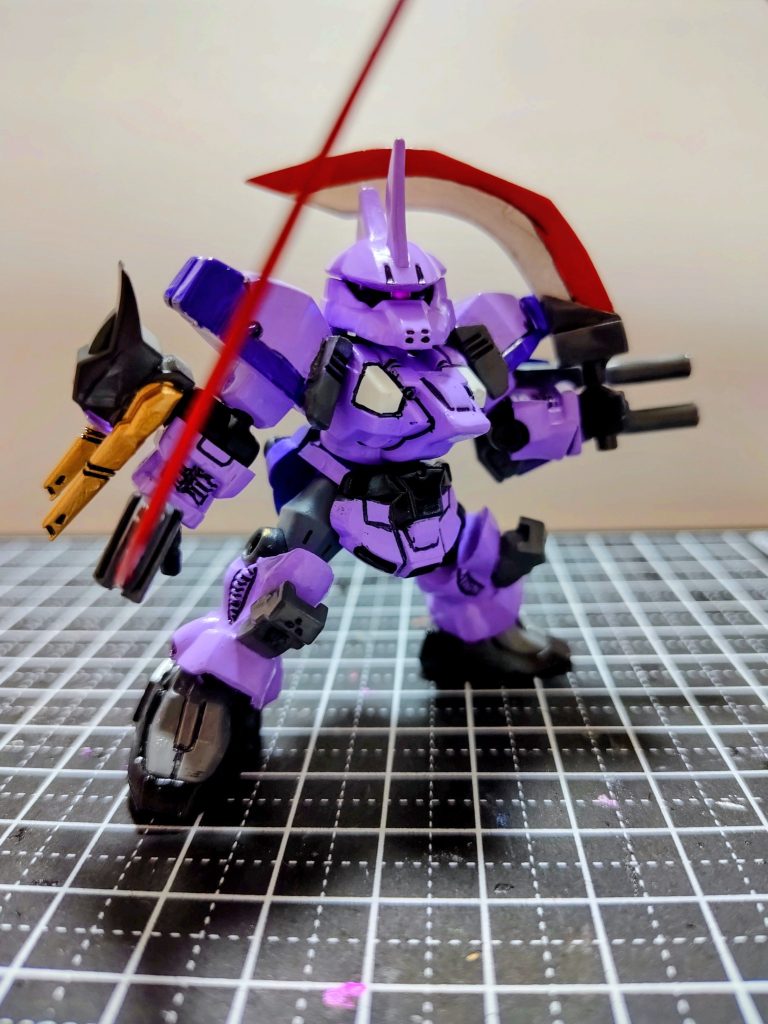 サンドロックのヒートシューテルもどきはプラ板とランナーで作りました⊂⁠(⁠・⁠▽⁠・⁠⊂⁠)