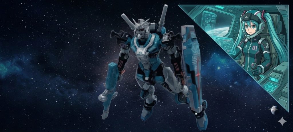 初音ミク仕様③　ガンダム–8枚目/制作者：ΚΑΖ