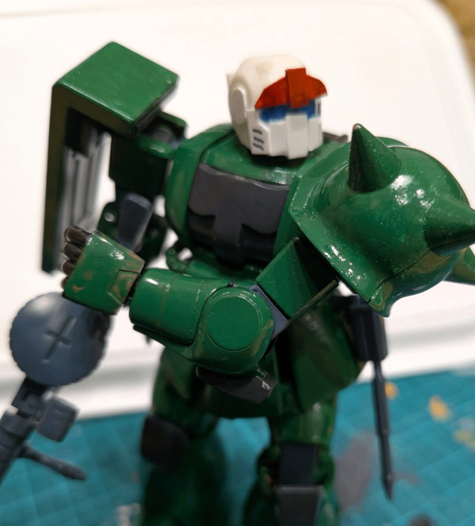 HG ザクⅡ（初筆塗り塗装）、ガンプラジャンクでオリジナル機体–6枚目/制作者：zeta gasuki