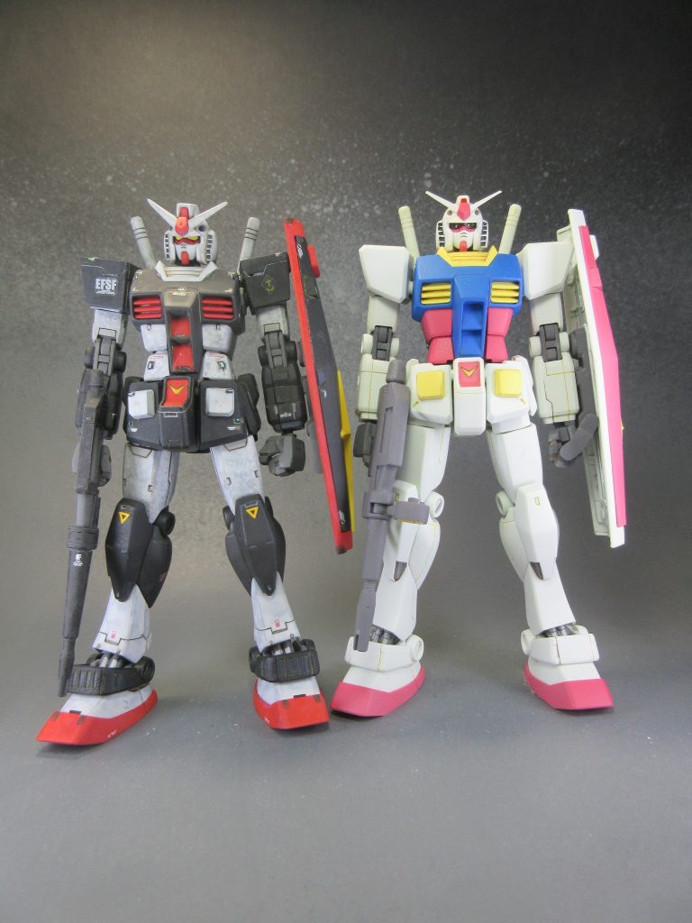 HGUC　REVIVEの比較自分の好み的には腰を太らせたのが効果的だったぽい