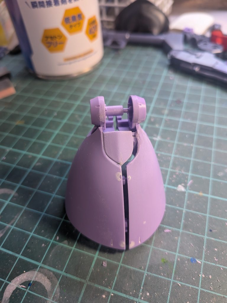 脚部の後ハメ加工