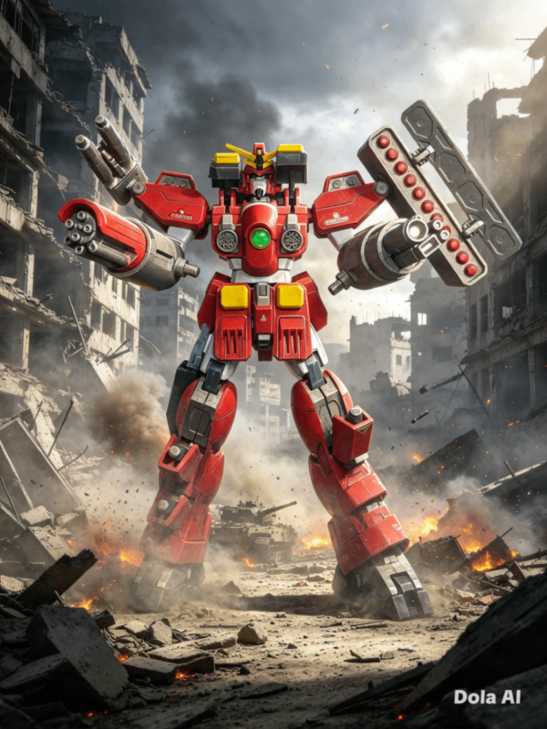 旧キット　ガンダムレオパルドデストロイ–4枚目/制作者：丸五ワークス