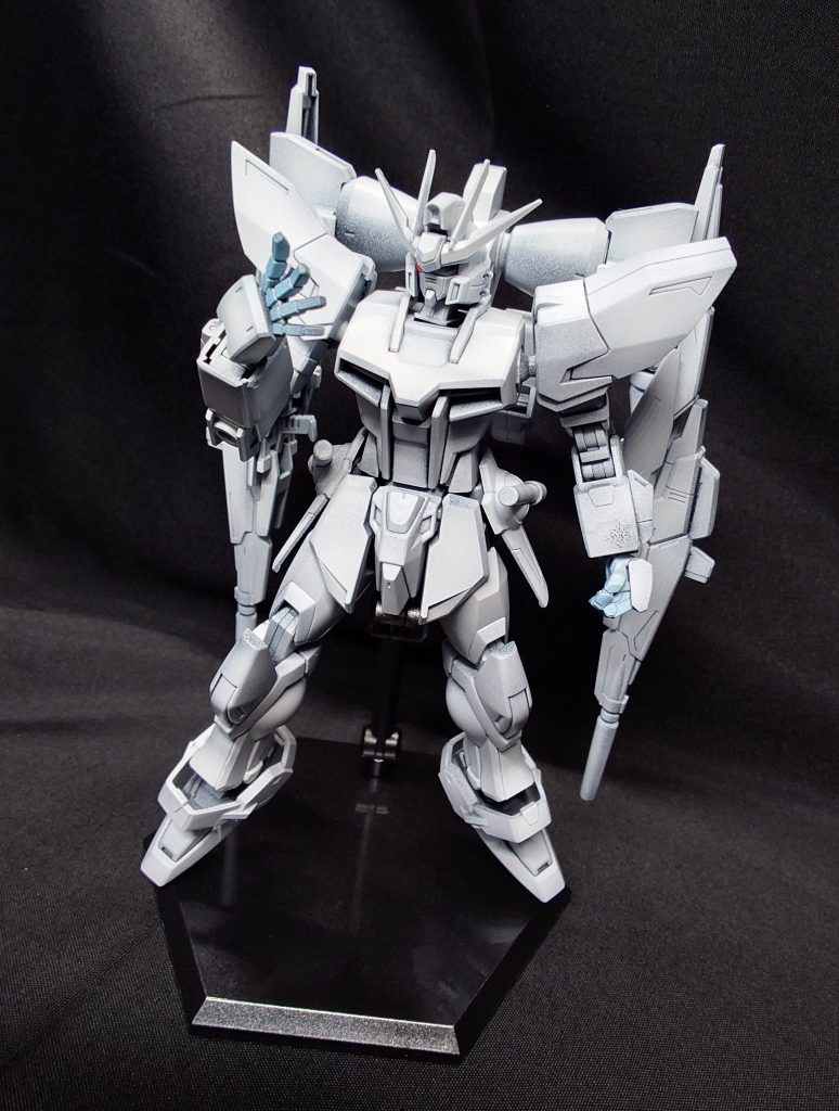 あの一瞬の再現の為だけに製作しましたので、他のポージングはありません(gundam-kao5)