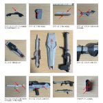 今回は武器とシールドを色々と塗装時に塗り分けをしてみました。